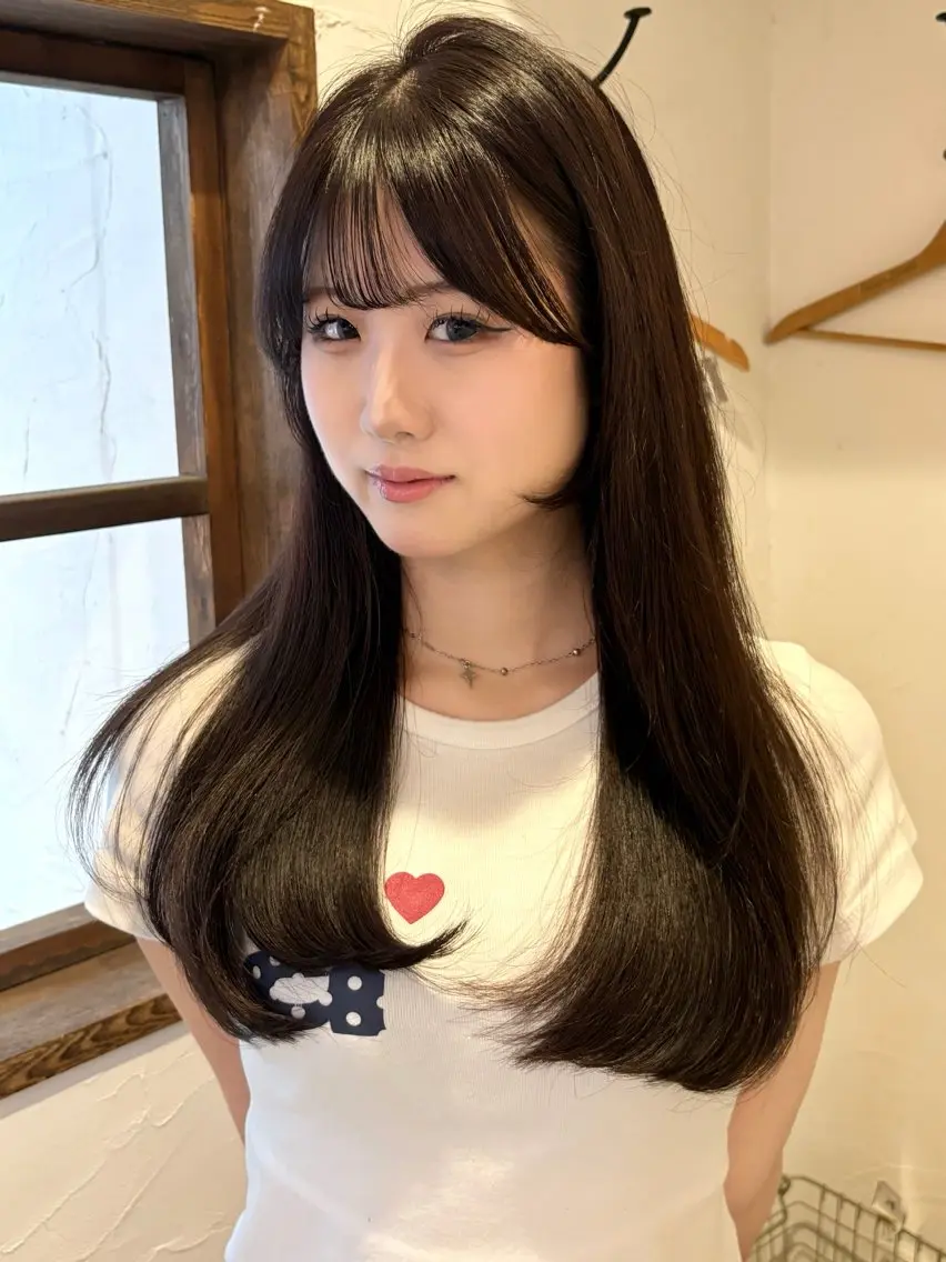 ロング ヘアカラー Miyazaki Minoriのヘアスタイル
