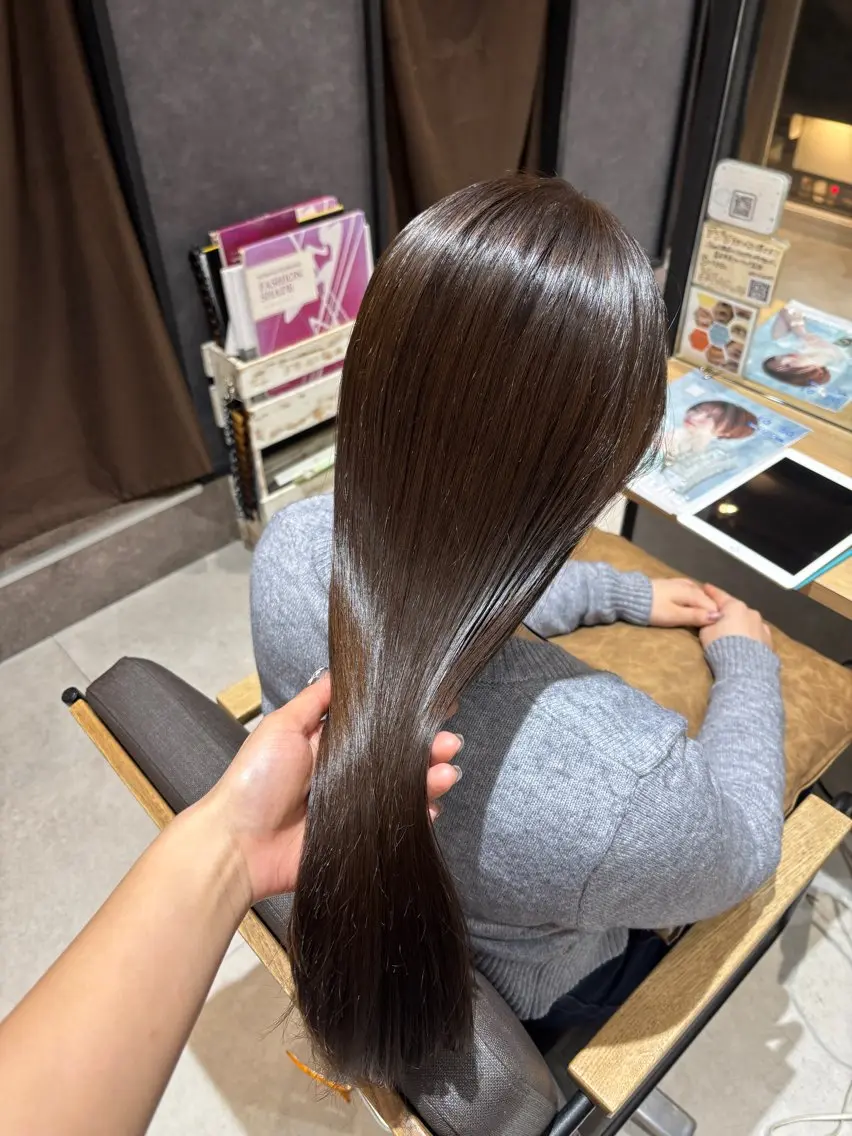 🫧✨顔周り縮毛矯正+トリートメント🫧✨【平日17:30〜】の写真