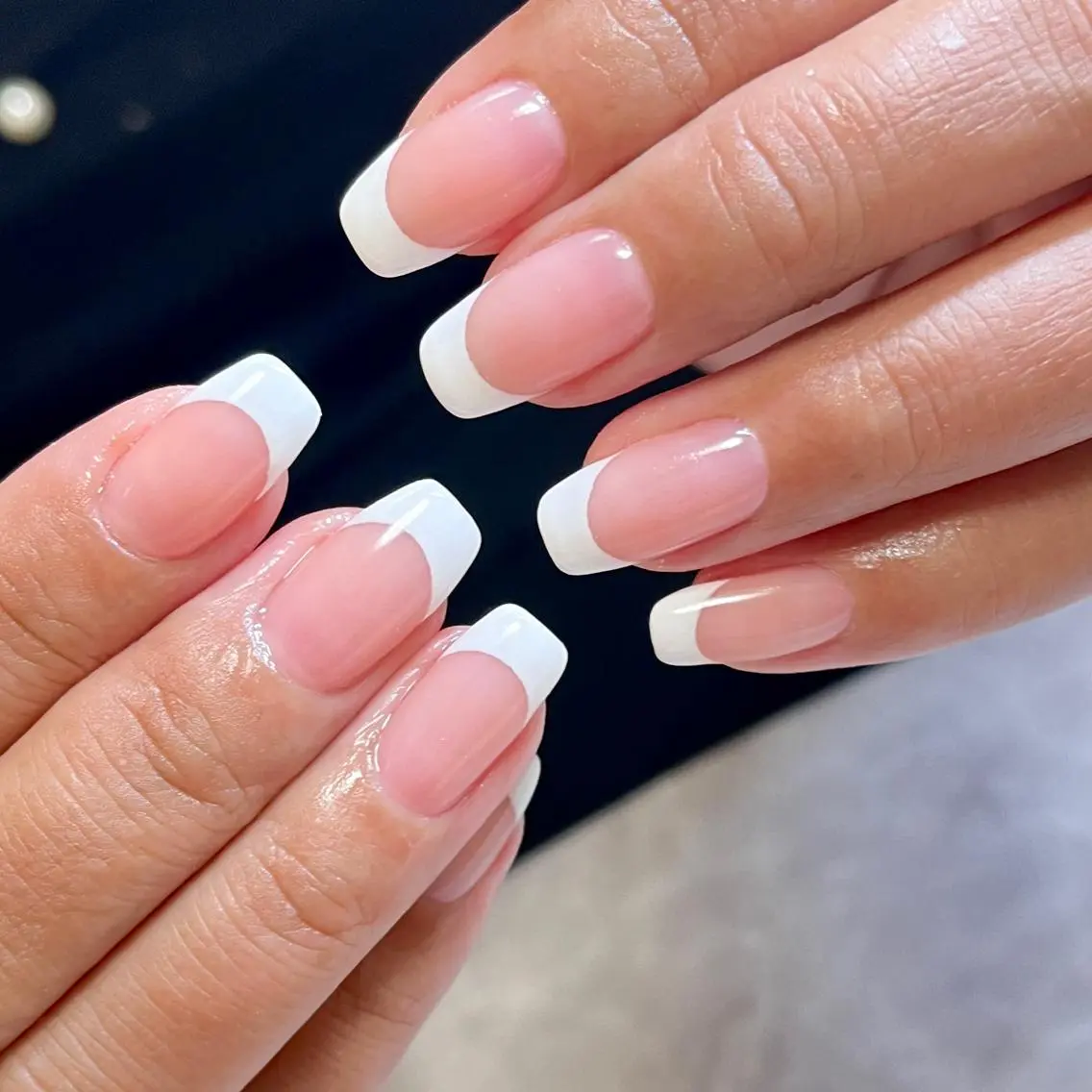 ネイル フレンチネイル オフィスネイル ハンドネイル Nail Rinonのネイルデザイン
