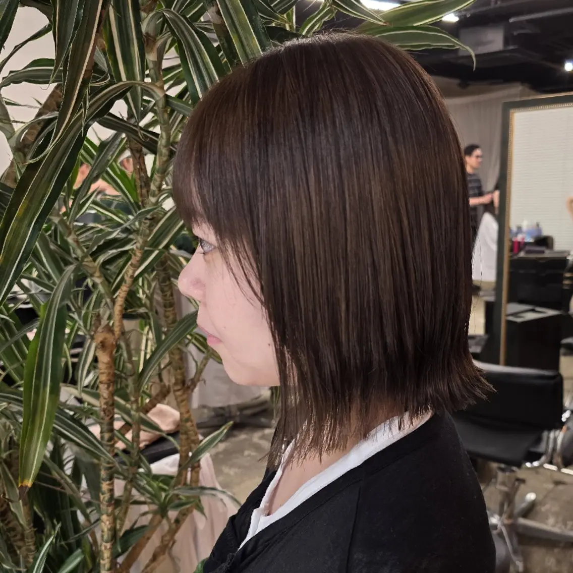 ショート カラー ヘアカラー トリートメント ハヤシ マユ ✂ 府中美容室のヘアスタイル