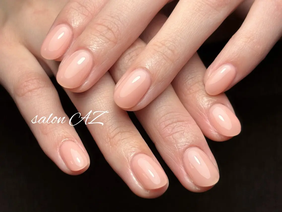 ネイル アートネイル 長さ出し フットネイル フレンチネイル ジェルネイル ハンドネイル salon AZのネイルデザイン