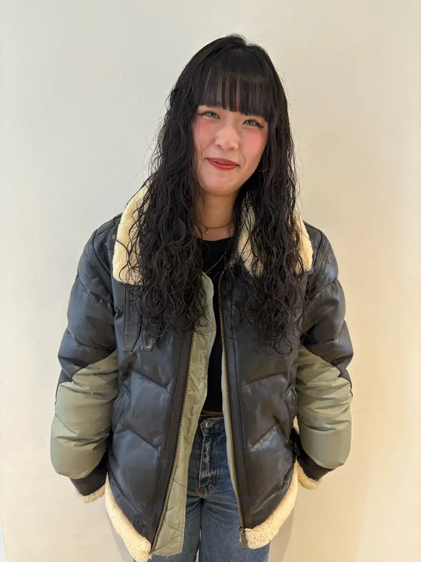 ロング パーマ カット パーマ 似合わせカット🫧/ パーマ🥇/KIBEのヘアスタイル