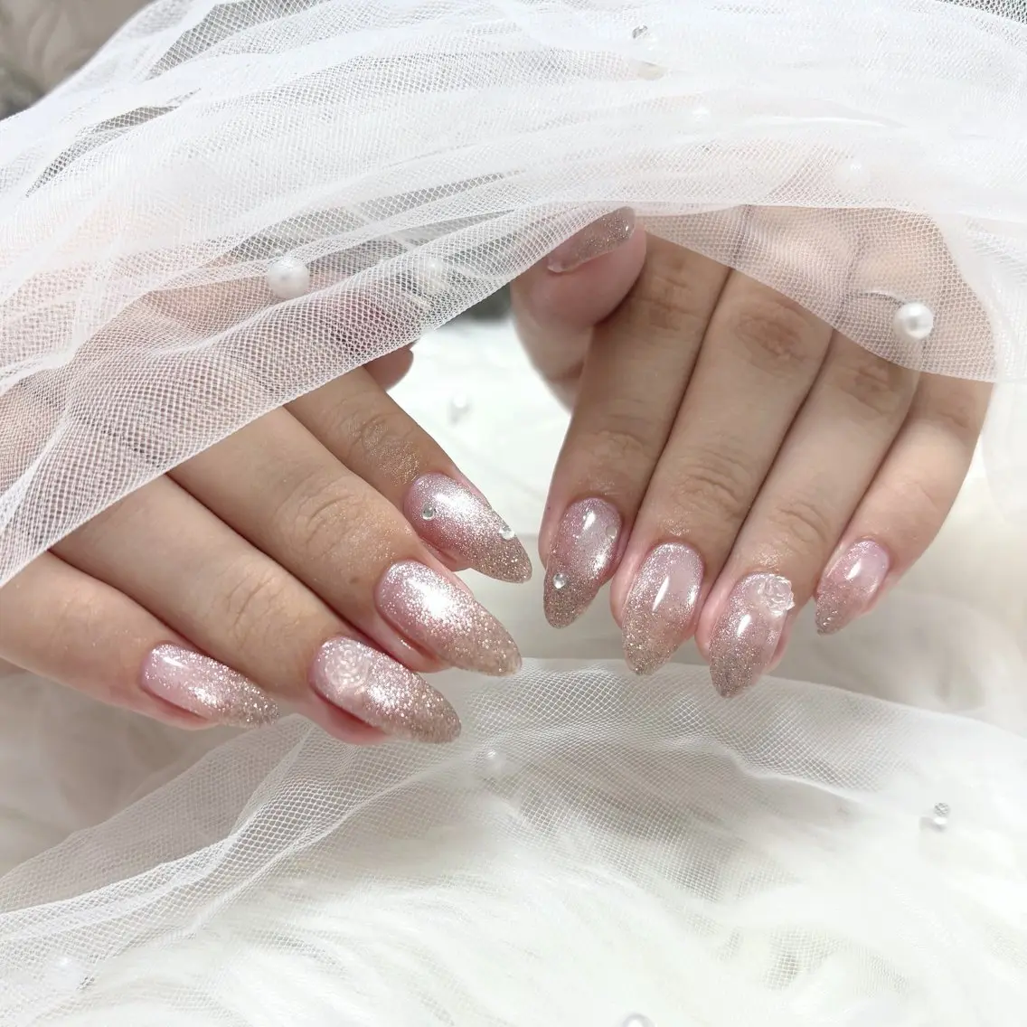 ネイル フラッシュネイル マグネットネイル ハンドネイル Ange nailのネイルデザイン