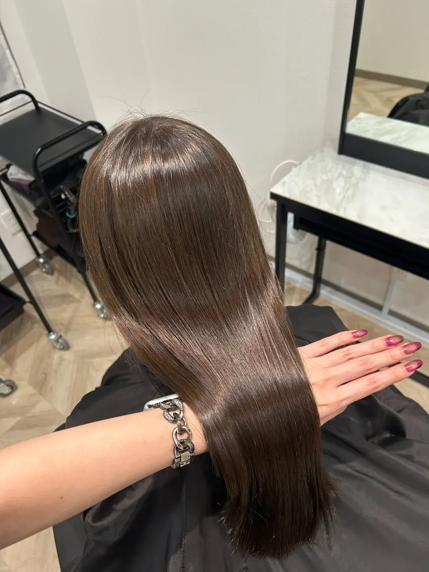 ロング カット ヘアカラー Marin🫐/ 名駅/レイヤーカットのヘアスタイル
