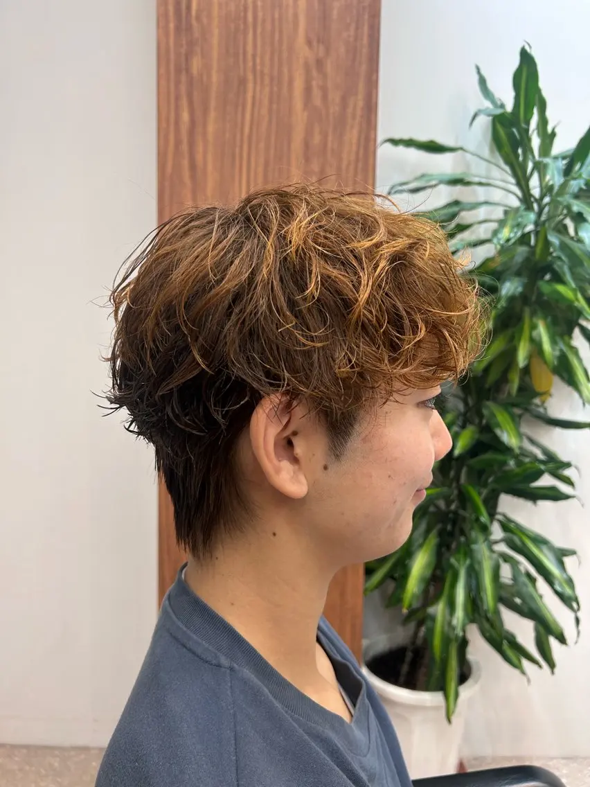 メンズ メンズパーマ 砂川 渉　elima byのヘアスタイル