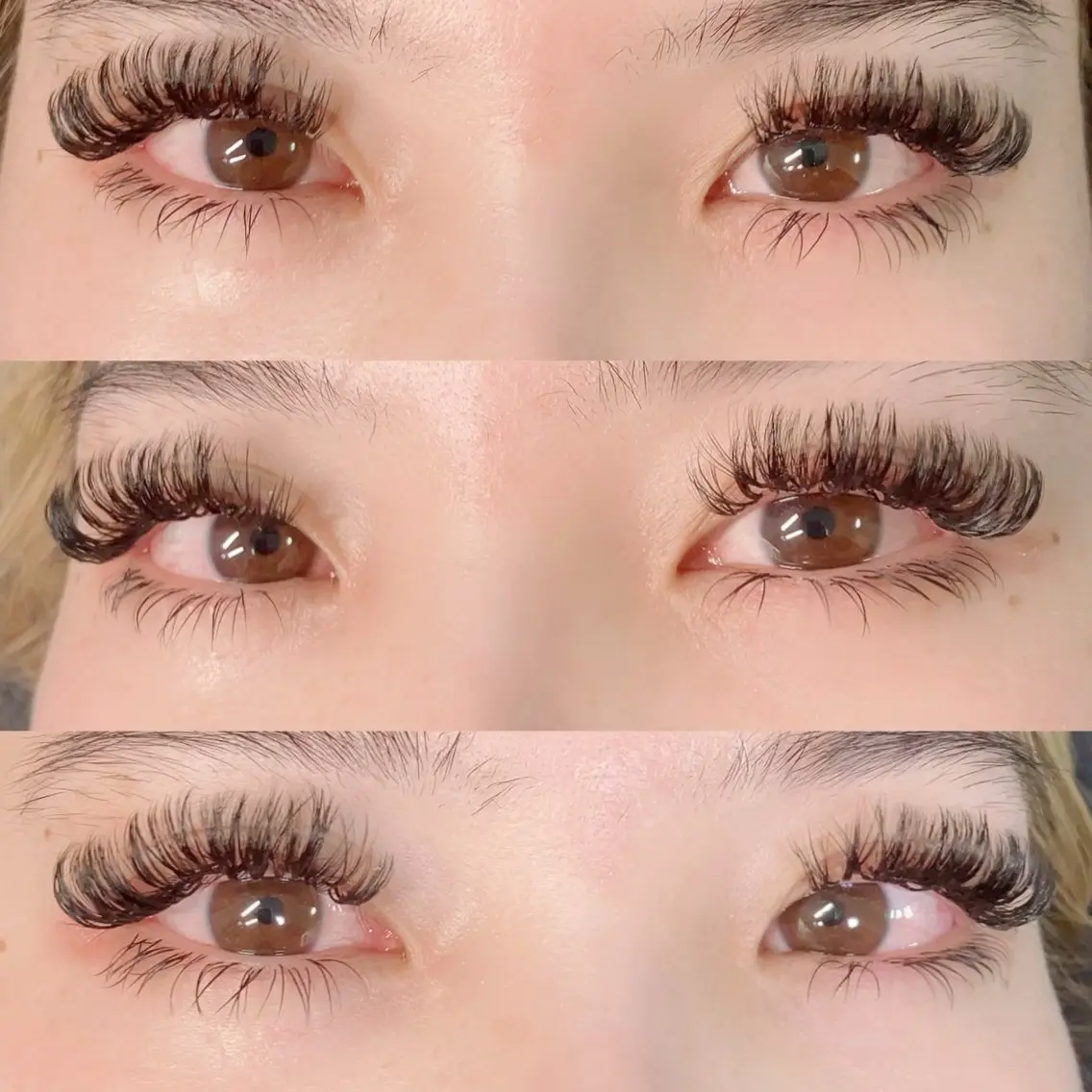 マツエク・マツパ 付け放題 ボリュームラッシュ linda lashesのマツエク・マツパデザイン