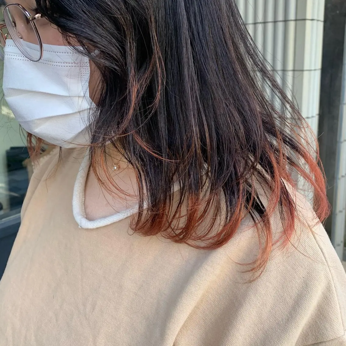 セミロング カラー Takahashi Yuriのヘアスタイル