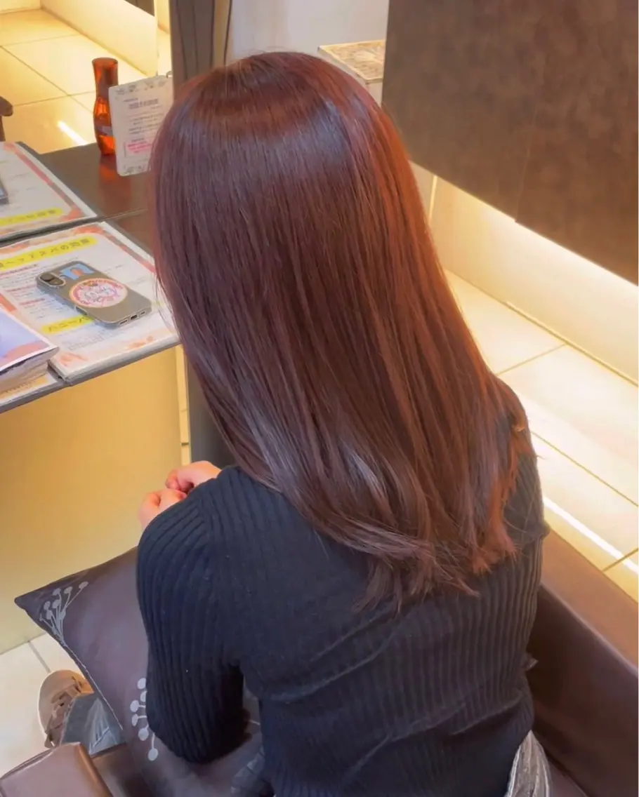 ロング カラー 🤎韓国ヘア ベージュ まゆか🤎のヘアスタイル