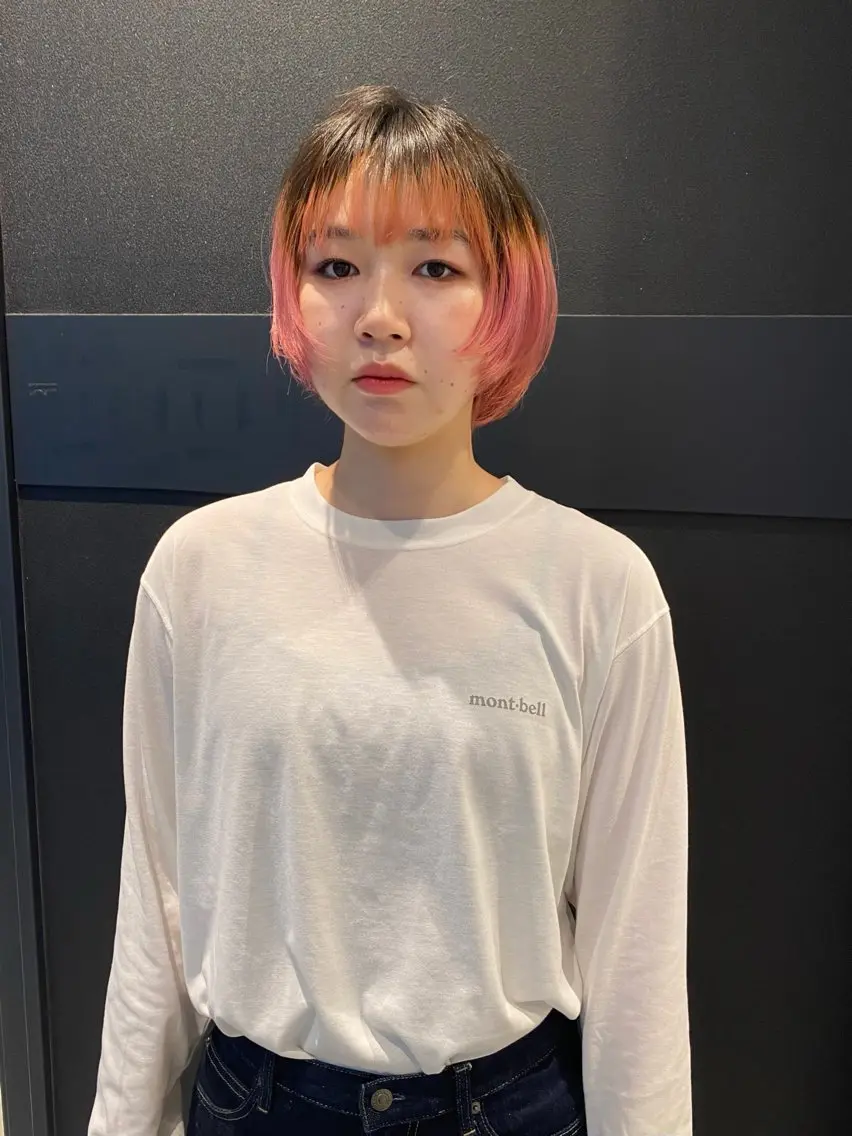 ショート カラー カット ヘアカラー トリートメント mai / linoah˚✧のヘアスタイル