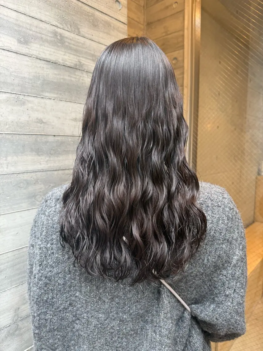 セミロング 🌿朝5分でお洒落 パーマスタイル🌿のヘアスタイル