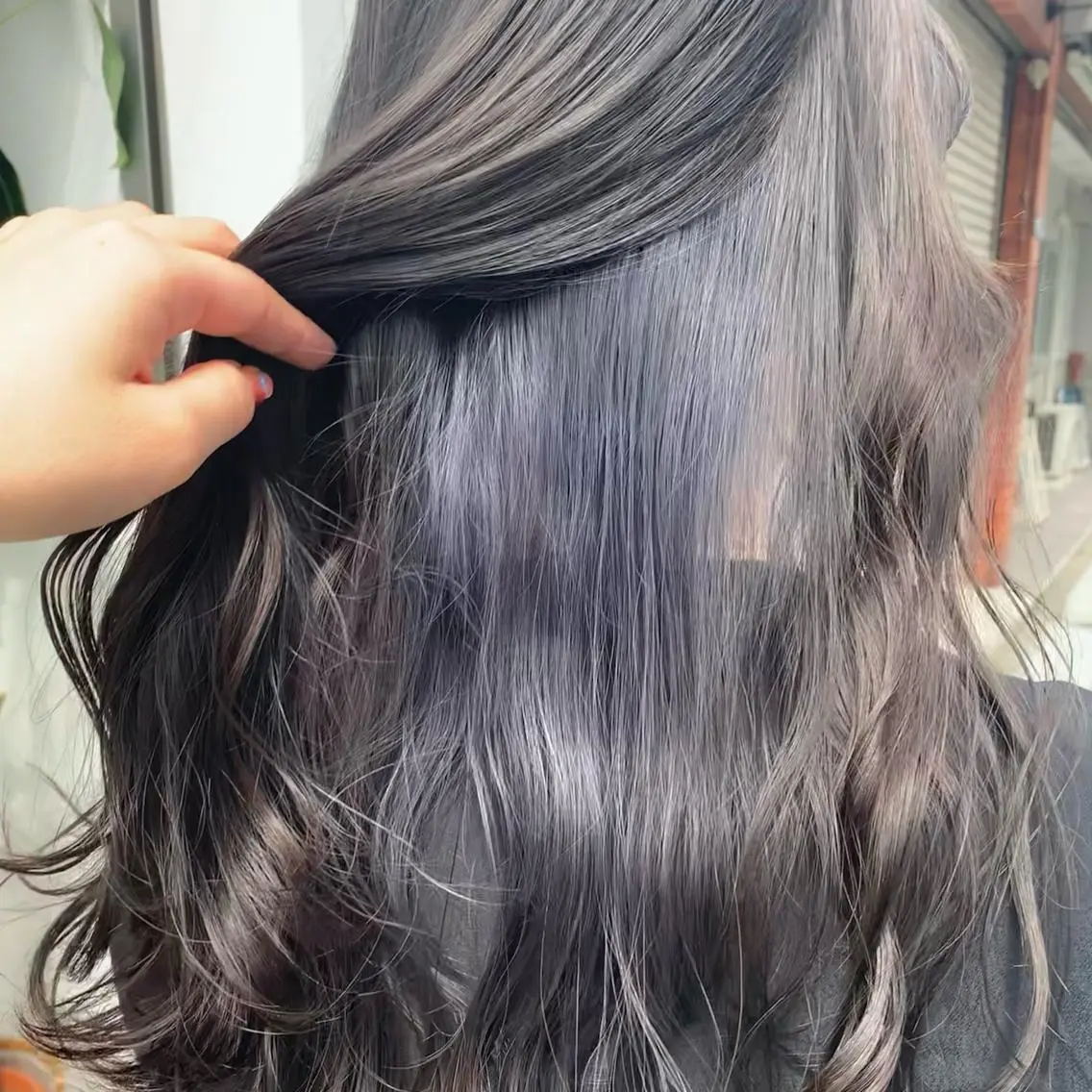 ロング カラー ヘアアレンジ REONA🪽✨薬院 レイヤーカット🫧のヘアスタイル