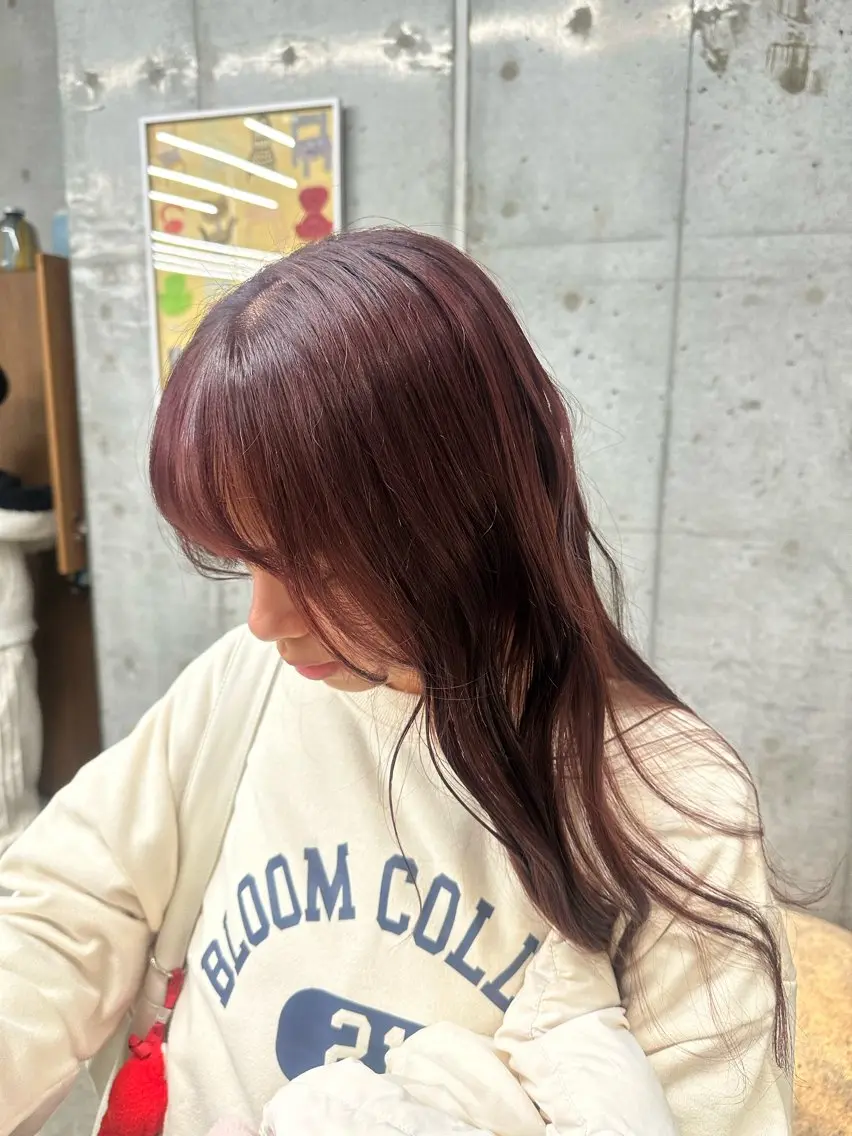 ロング ヘアカラー momoa/名古屋 /カラーモデル募集のヘアスタイル