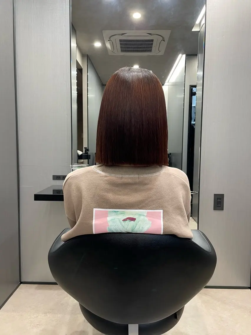 ショート ボブ 秋山 輝星のヘアスタイル