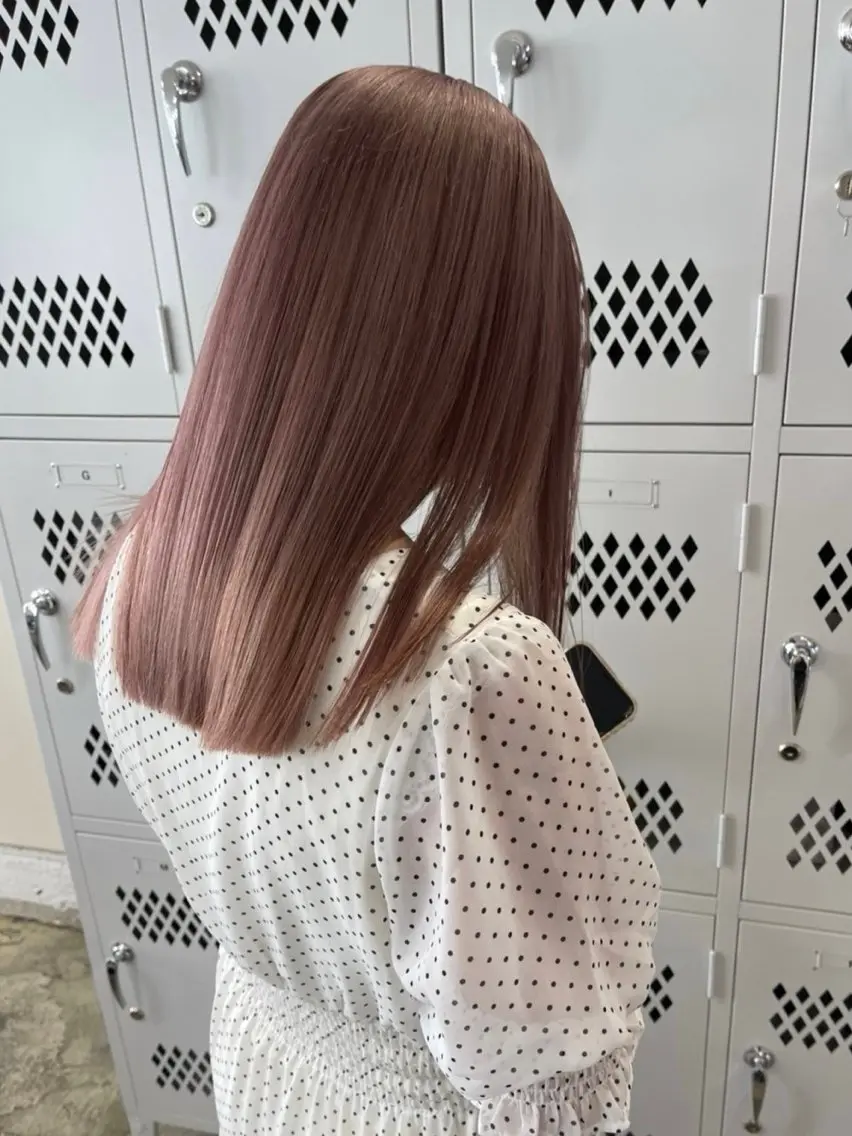 ミディアム カラー fifth 清水睦月のヘアスタイル