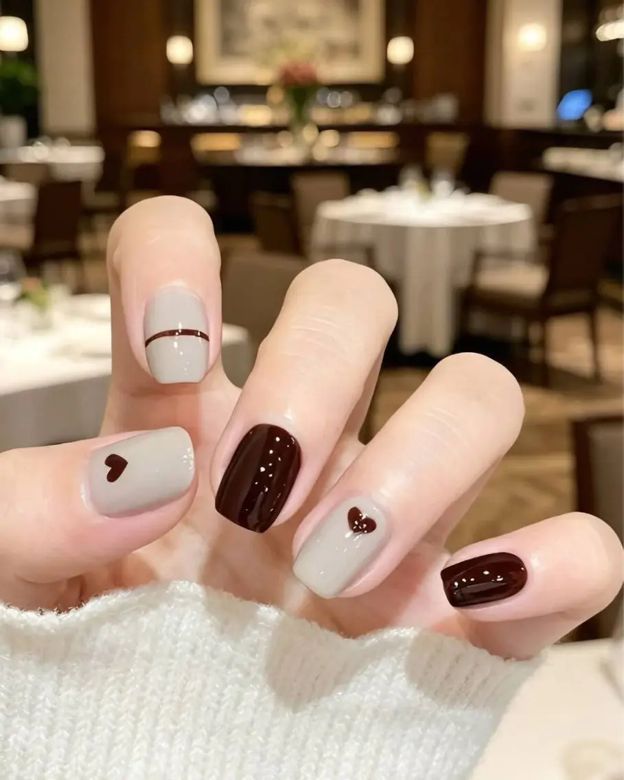 ネイル 長さ出し フレンチネイル グラデーション 韓国ネイル マグネットネイル ハンドネイル Lannie nailのネイルデザイン