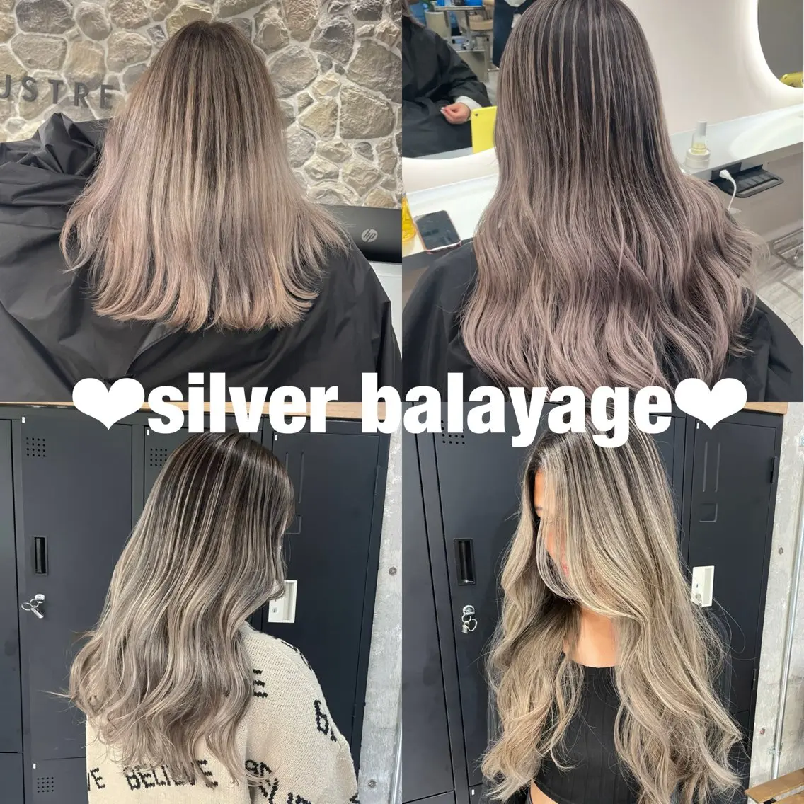 ロング レイヤーカット ヘアカラー 🦋MAHO🦋 デザインカラーのヘアスタイル