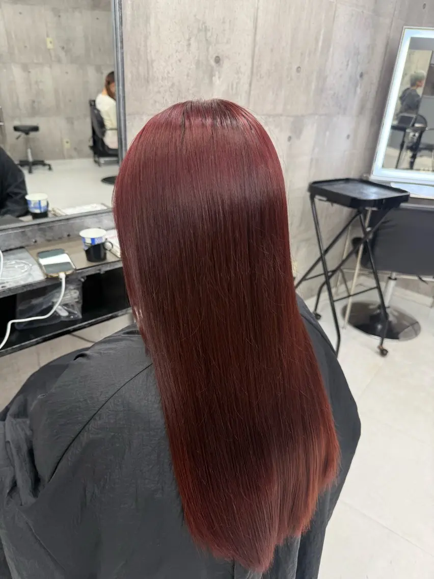 セミロング カラー メンズ メンズブリーチ ブリーチ ブリーチなしカラー ヘアカラー トリートメント 原色、デザインカラー オタク美容師かずきのヘアスタイル