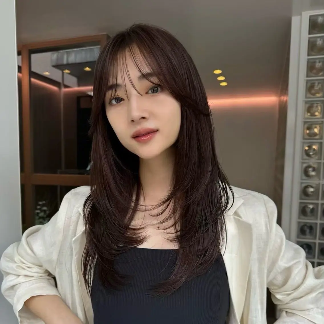ロング Misato🎀🖤 ダブルカラー募集のヘアスタイル