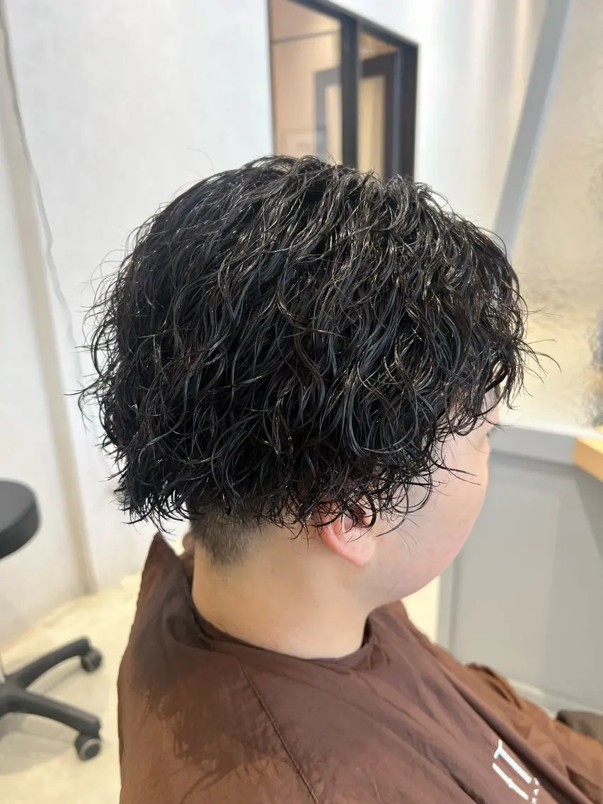 練習モデル⚠️カット+メンズパーマ🌀の写真