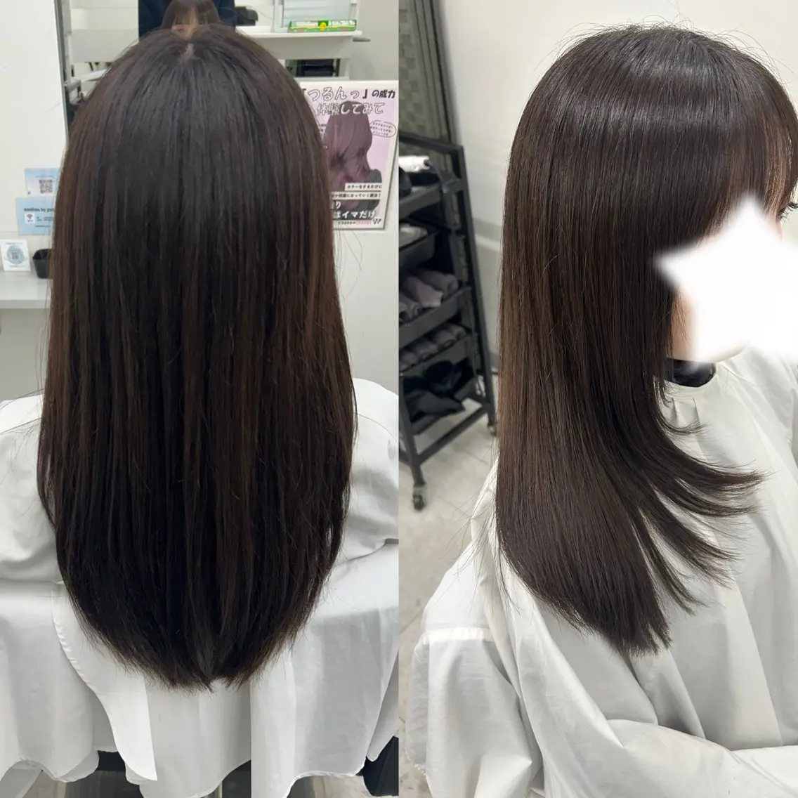 ロング レイヤーカット モデル募集🌟 吾郷七海のヘアスタイル