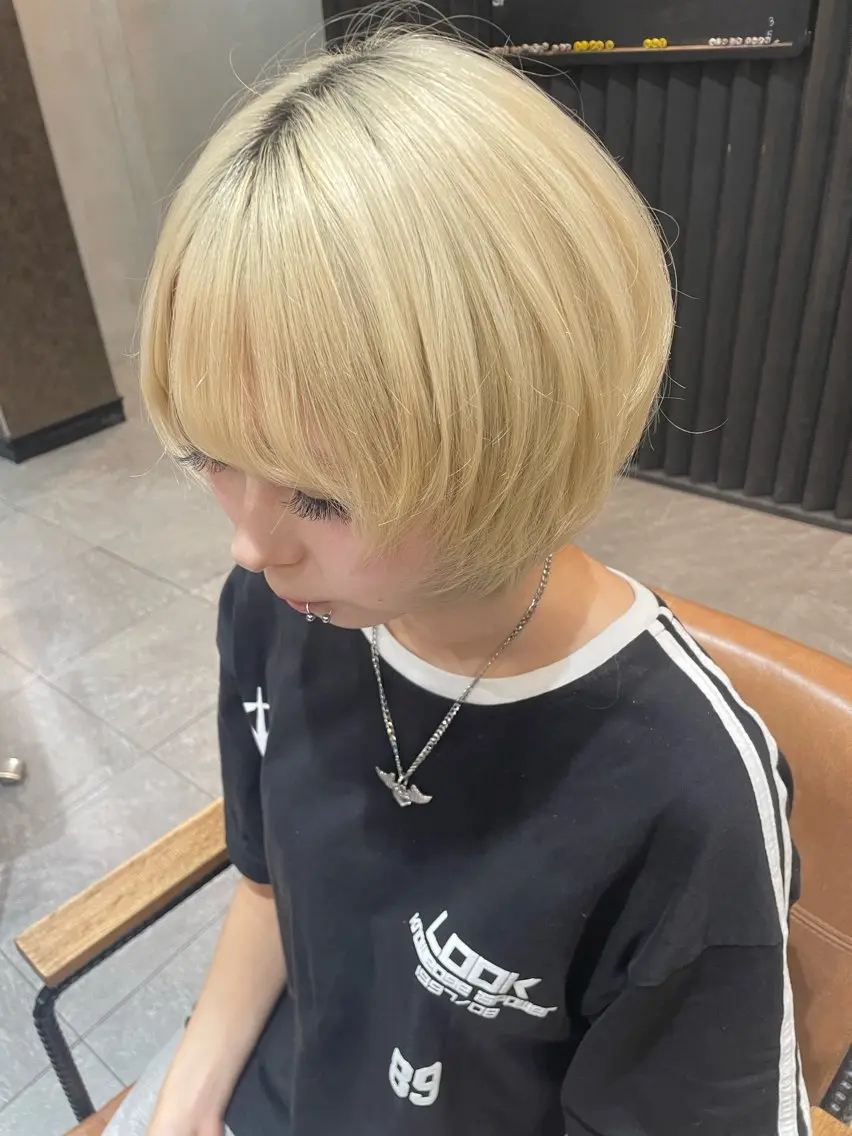 ショート ショートレイヤー レイヤーカット ショートヘア SHIAN橋本店 🍼りおのヘアスタイル