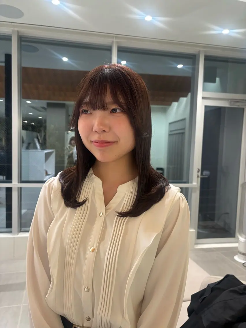 カラー ブラウンカラー ヘアカラー トリートメント カラーモデル 🍬Sena🐩のヘアスタイル