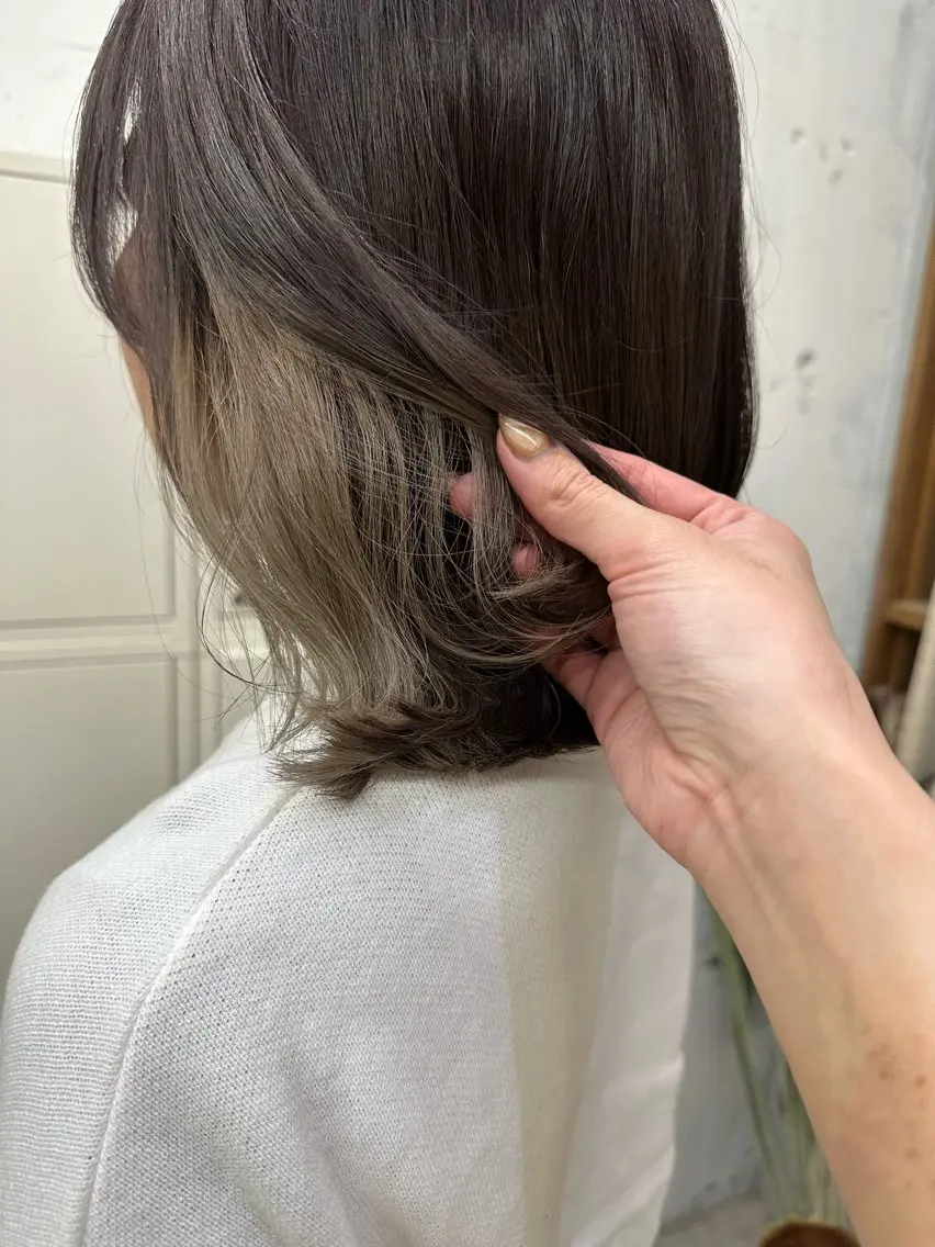 ショート カラー ヘアカラー MUKU ひかるのヘアスタイル