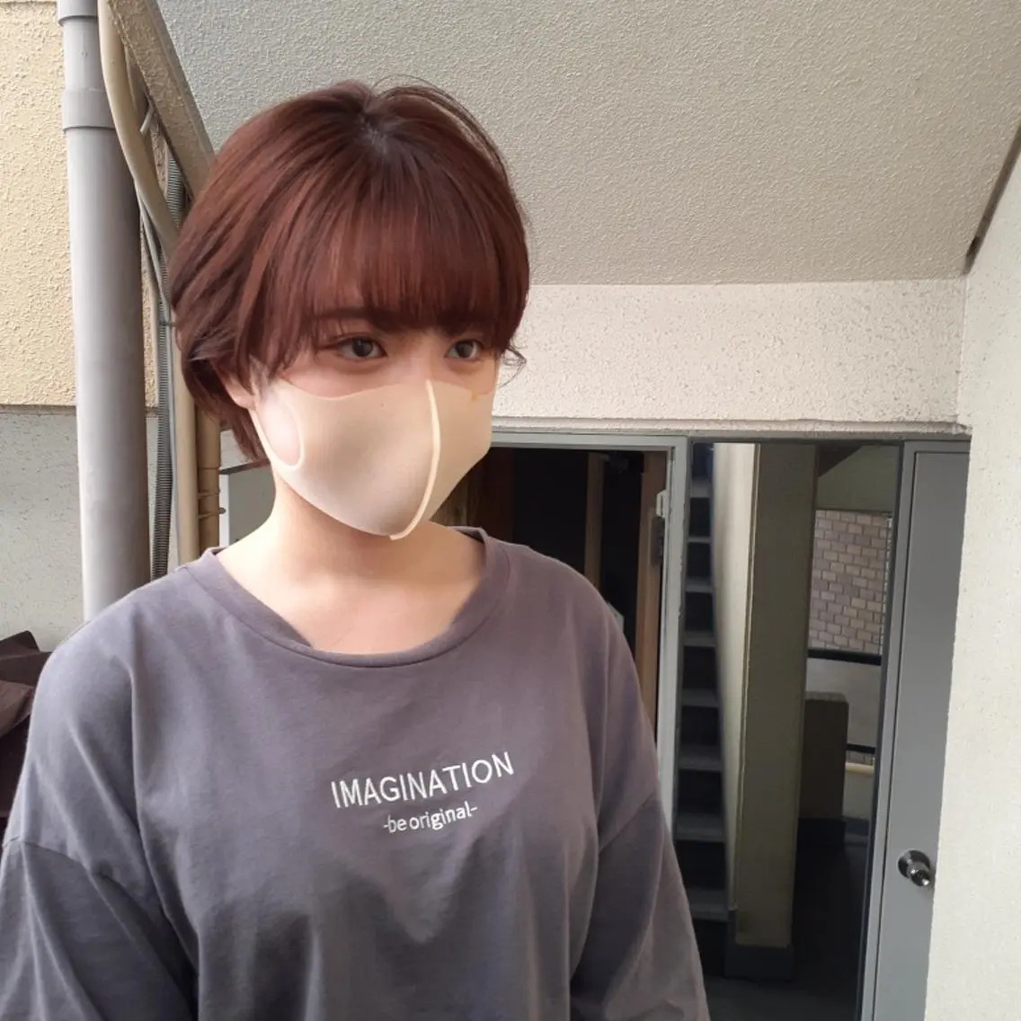 ショート カラー ショートヘア 小顔カット カット ヘアカラー トリートメント 🔳髪質改善🔳 岡本陽のヘアスタイル