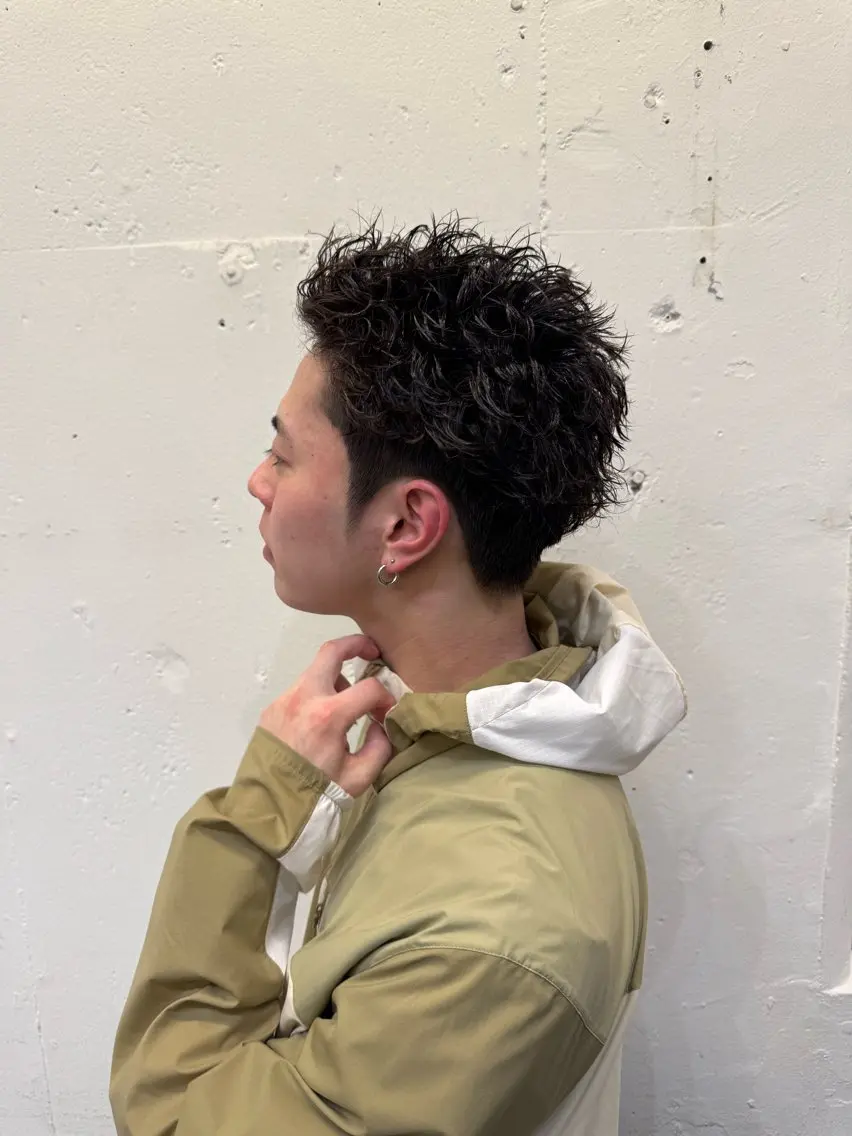 ショート パーマ メンズ メンズパーマ メンズツイストパーマ ツイストパーマ カット パーマ トリートメント 💈メンズ特化💈 TASUKUのヘアスタイル