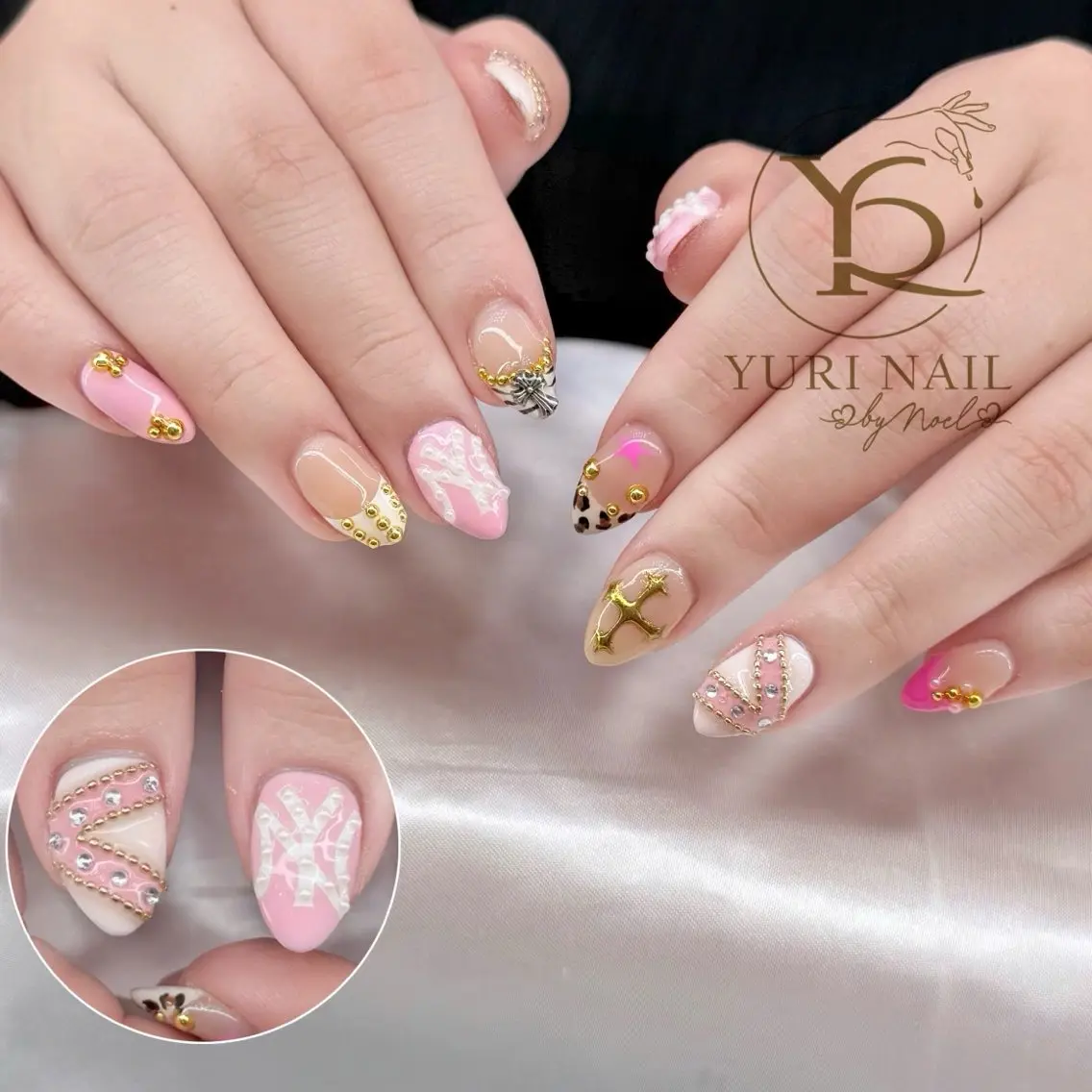 ネイル チークネイル フットネイル フレンチネイル グラデーション キラキラネイル ハンドネイル フットネイル ハンドケア YURI Nail Funabashiのネイルデザイン