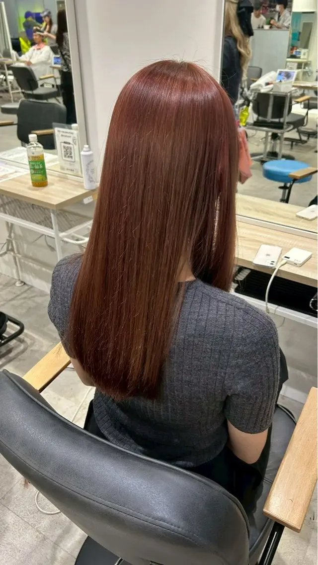 ロング カラー カット ヘアカラー himari💜 暖色/レイヤーカットのヘアスタイル