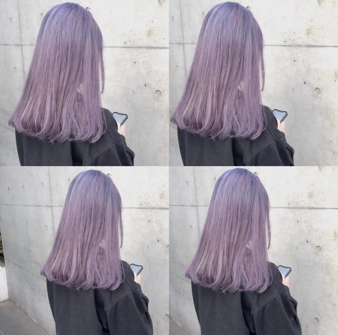 ロング カラー ヘアアレンジ ラベンダーカラー メンズスタイル ly本厚木のヘアスタイル