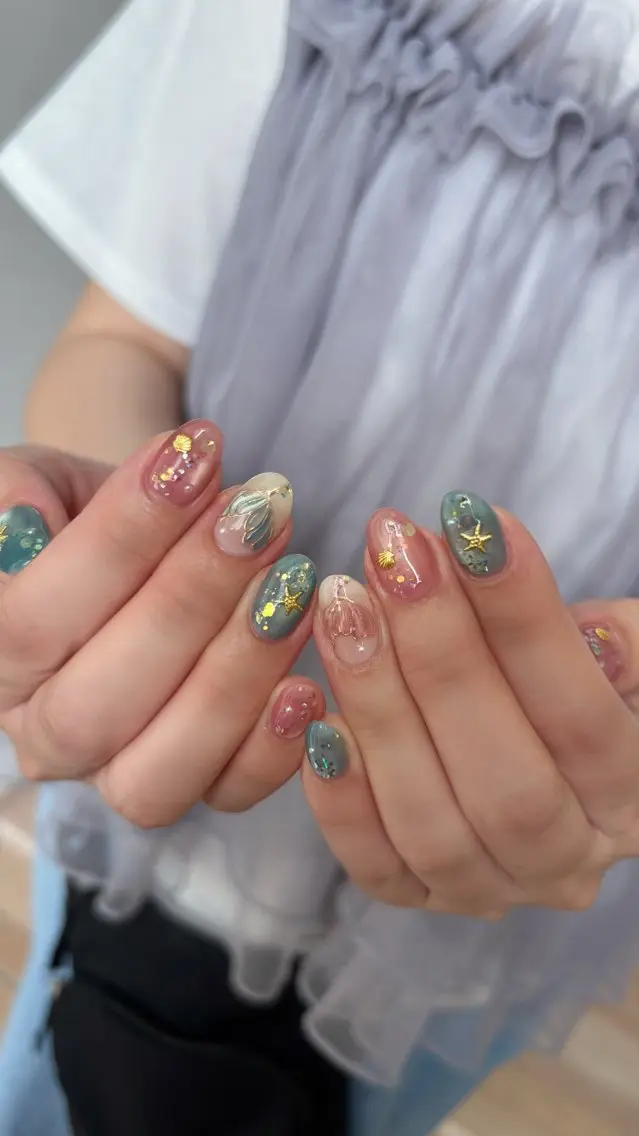 ネイル ハンドネイル flore nailのネイルデザイン