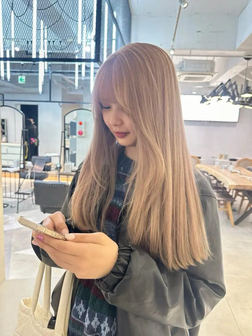 カラー ハイトーン特化 pepe🎀のヘアスタイル