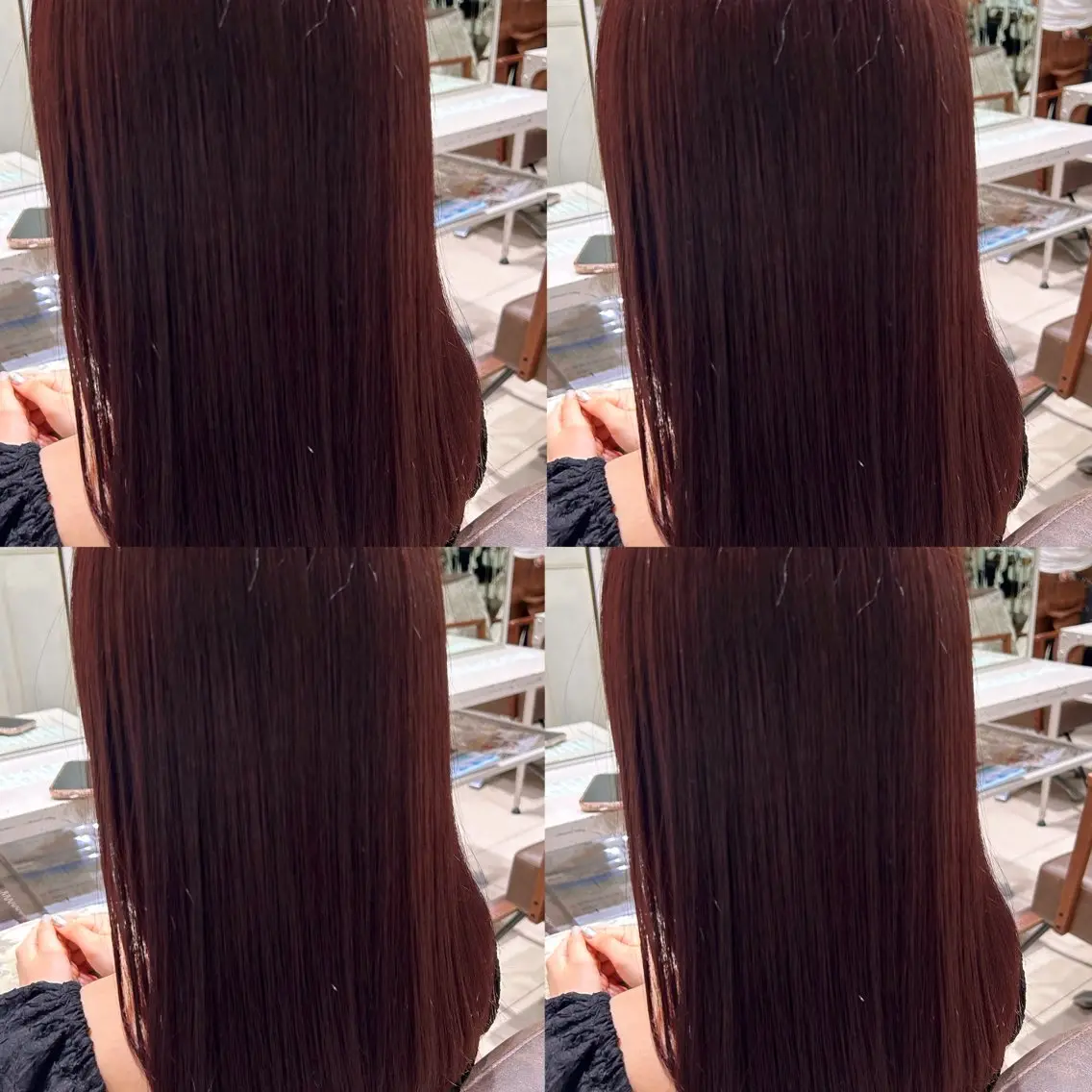 カラー 艶カラー🩵中久保 舞優🩵のヘアスタイル