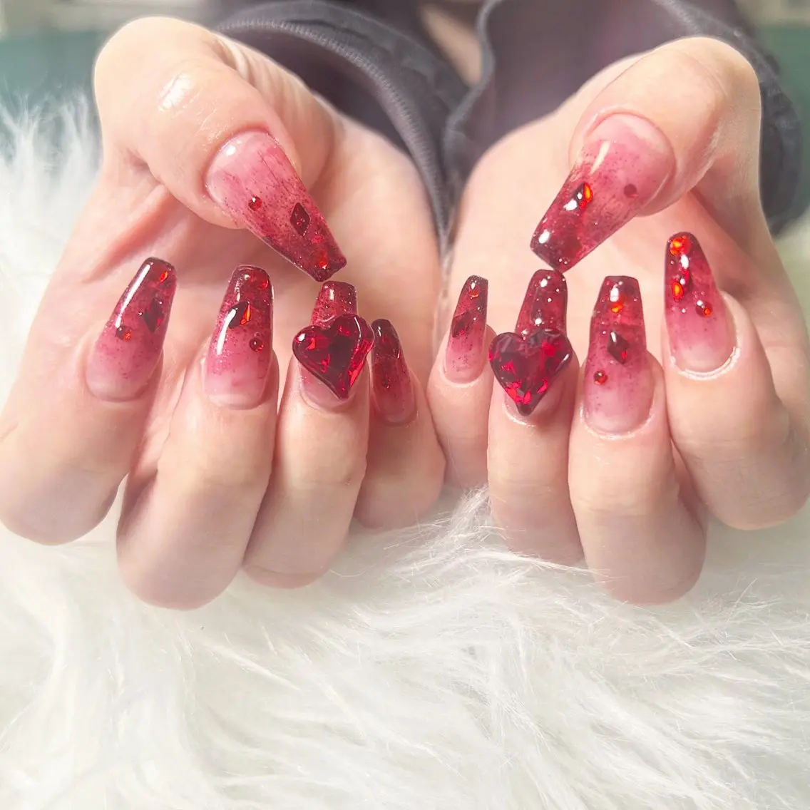 ネイル フラッシュネイル グラデーション ハンドネイル haac nailsのネイルデザイン