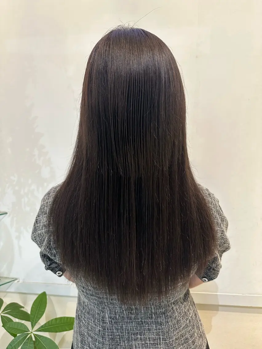 ロング カラー ボブ ロング 透けるbrown カラー🎗♡yukaのヘアスタイル