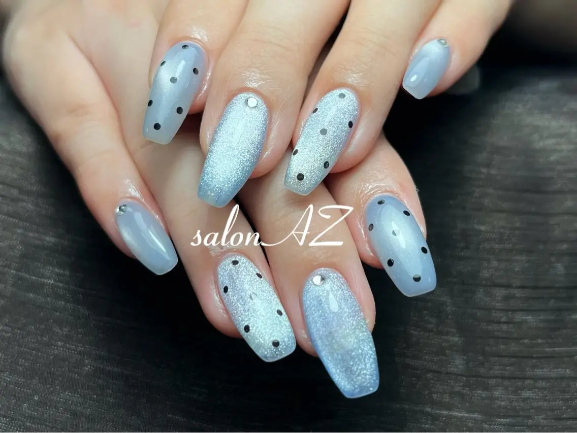 ネイル アートネイル 長さ出し フットネイル フレンチネイル ジェルネイル salon AZのネイルデザイン