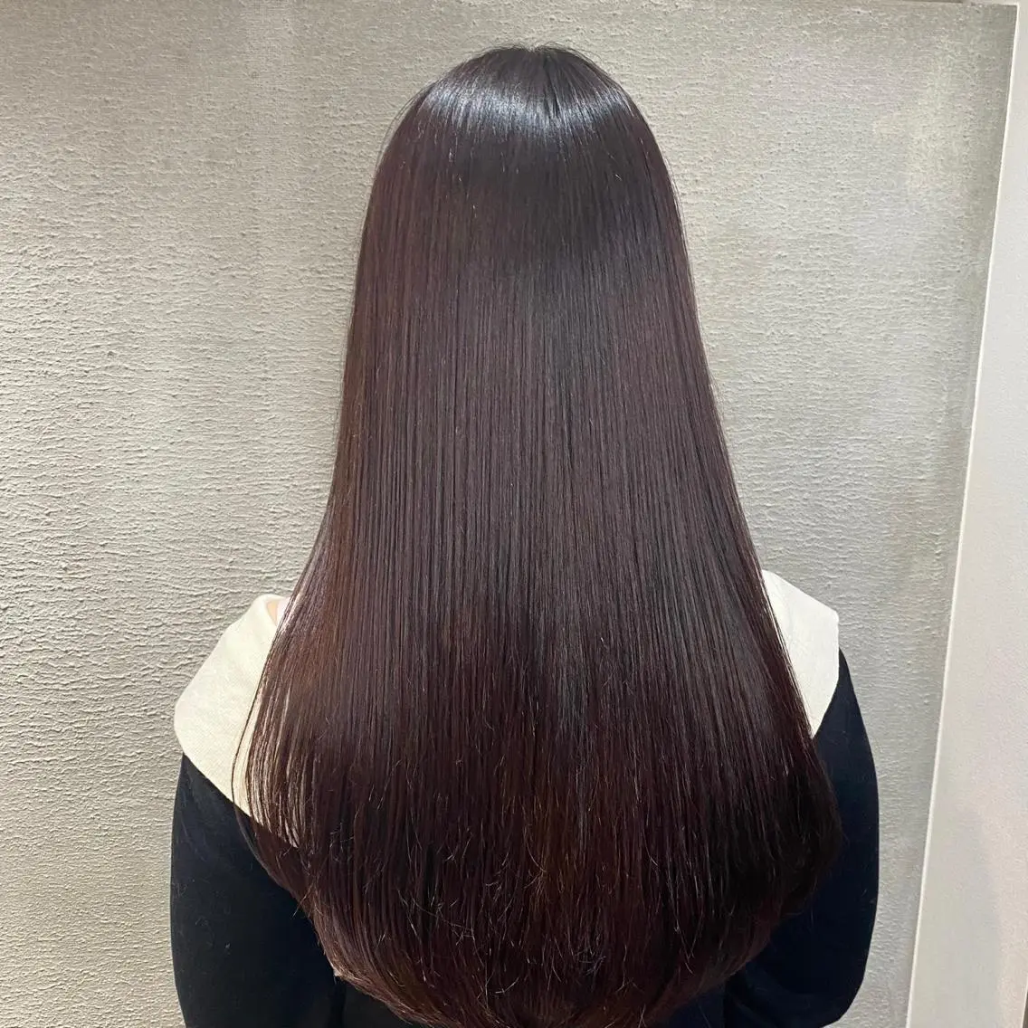 ロング カット トリートメント 韓国レイヤー✨ yasuko銀座のヘアスタイル