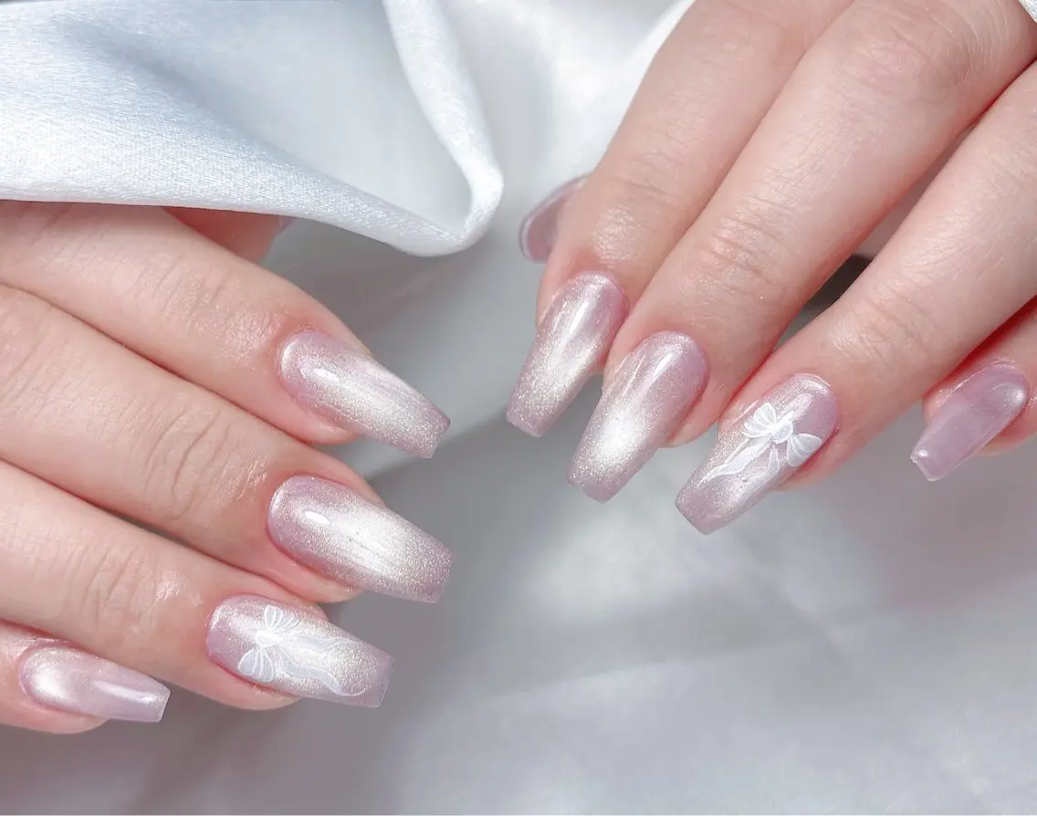 ネイル ハンドネイル Aura  Nail 長さだし/パラジェルのネイルデザイン