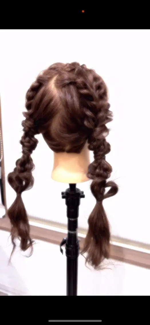 ヘアアレンジ mata-L23 かのんのヘアスタイル