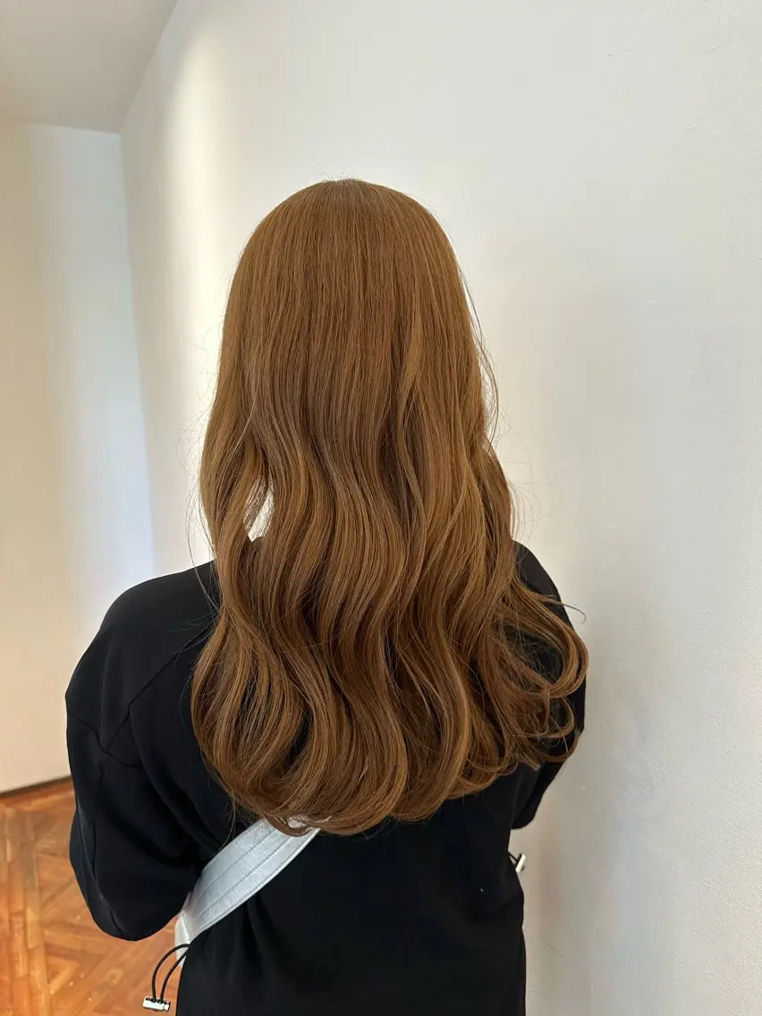 ロング カラー ベージュカラー ブリーチ ブリーチなしカラー ヘアカラー 鈴木 優斗のヘアスタイル