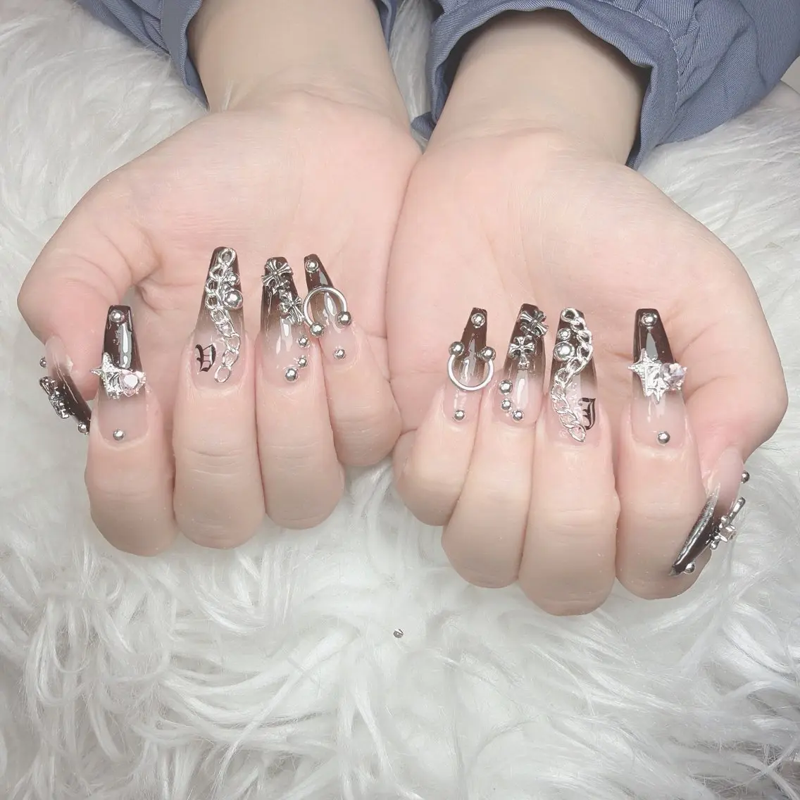 ネイル アートネイル ジェルネイル 韓国ネイル リボン ワンホンネイル ハンドネイル Lana Nailのネイルデザイン