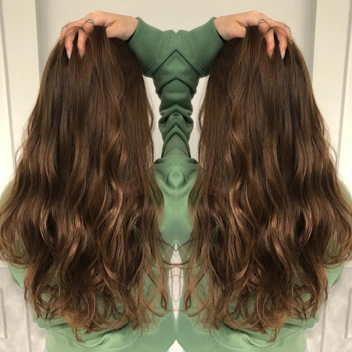 ロング カラー カット ヘアカラー トリートメント ♡美髪•艶髪♡砂川 なつきのヘアスタイル