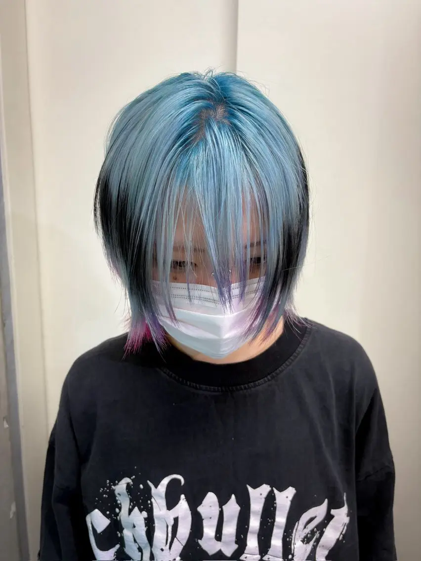 ショート ヘアカラー ハイトーン/ブリーチ /ウルフ⛓️MAKIのヘアスタイル