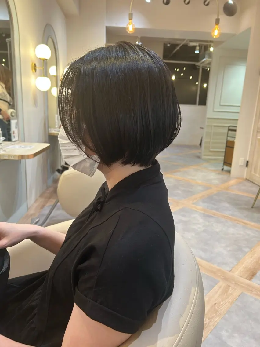 ショート カット ヘアカラー ヘッドスパ おくざわ ゆりのヘアスタイル