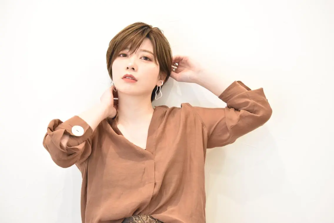 ショート 似合わせ透明感カラー 宇治　ヤマノのヘアスタイル