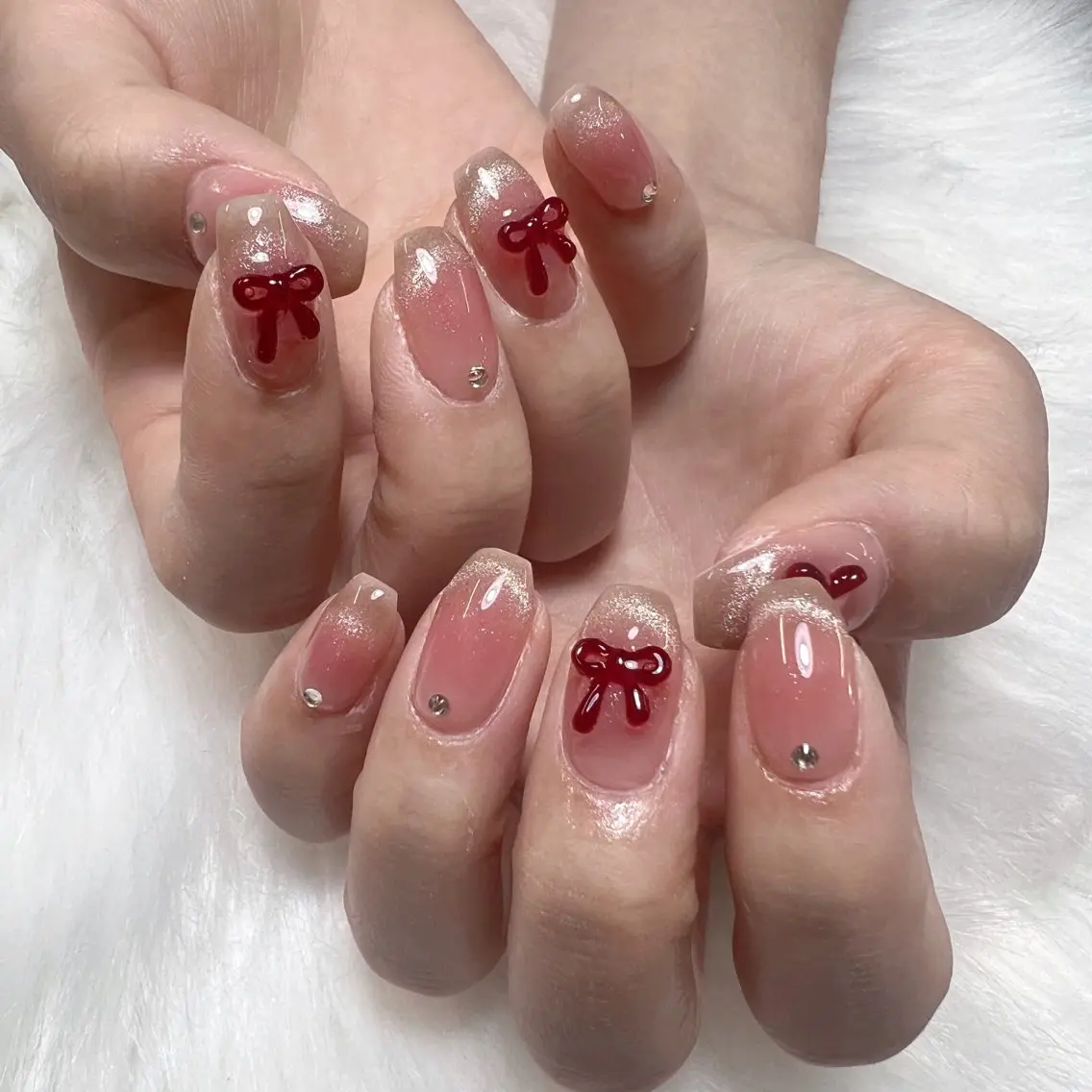ネイル ハンドネイル 🎀nana🫧 ワンホンネイル🎀のネイルデザイン