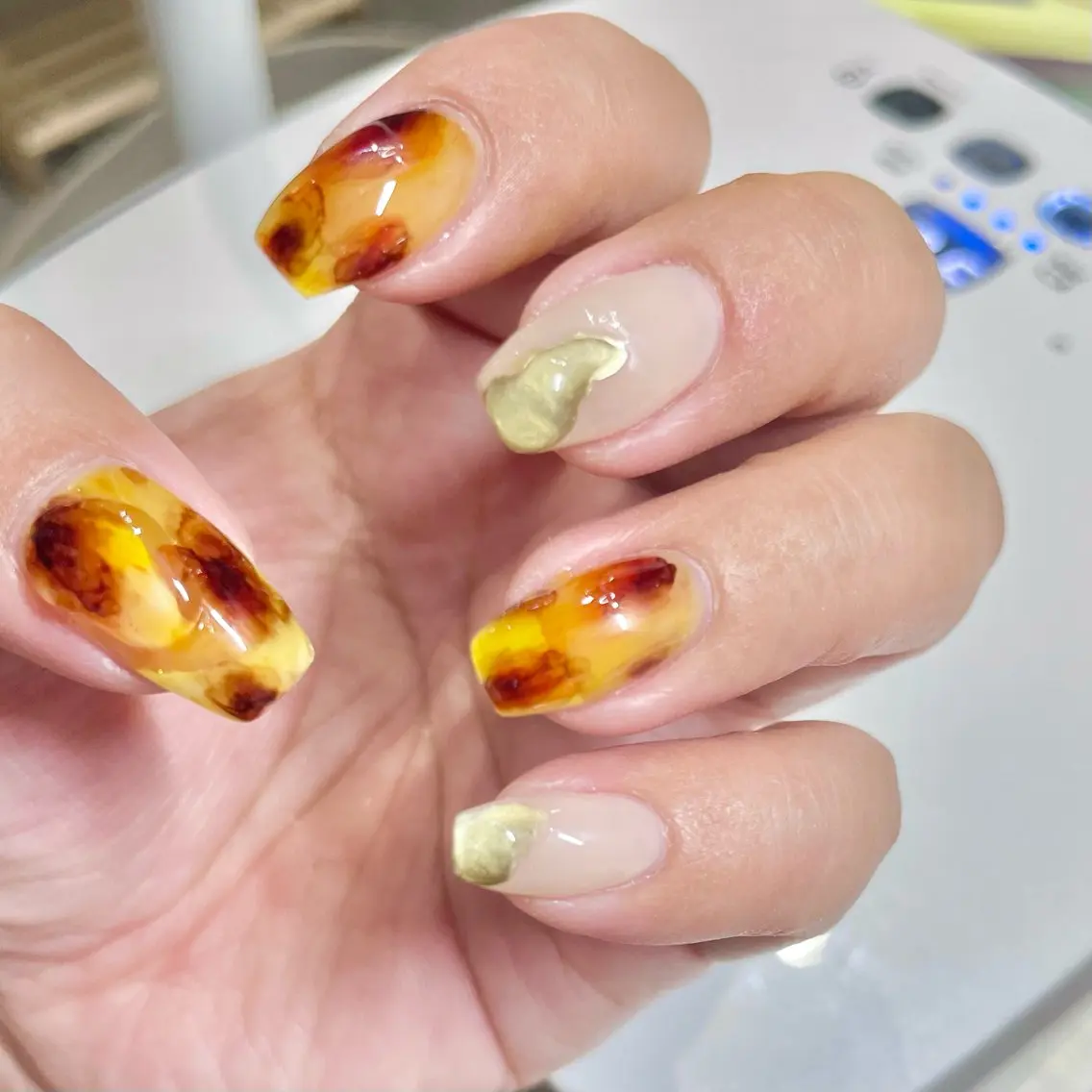 ネイル べっ甲ネイル Nail Salon Y.のネイルデザイン