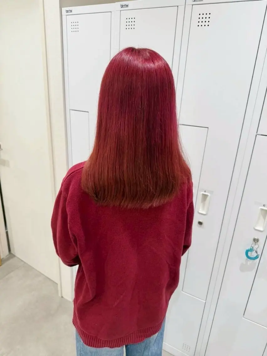 セミロング カラー ベージュカラー ブリーチ ケアブリーチ 透明感カラー グレージュ ヘアカラー レイヤー/ショート chere狭山のヘアスタイル